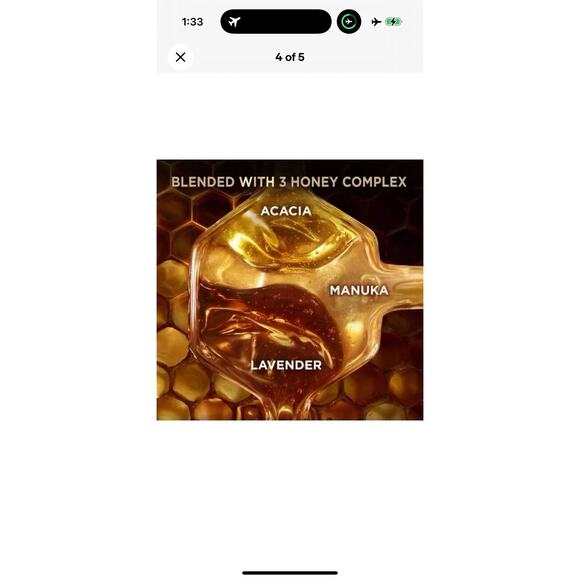 Garnier Whole Blends Honey Treasures Repairing Shampoo & Conditioner Set 12.7oz - Picture 5 of 6